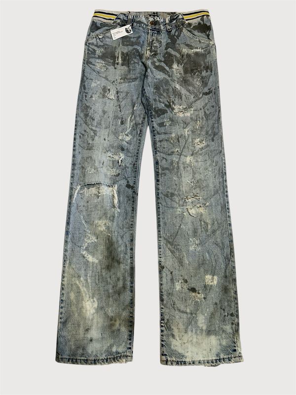 Dolce &amp; Gabbana 2000s Elastic Waist Band Denim 