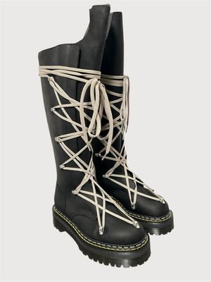 Rick Owens Dr. Martens 2025 Pentlace Quad Boot