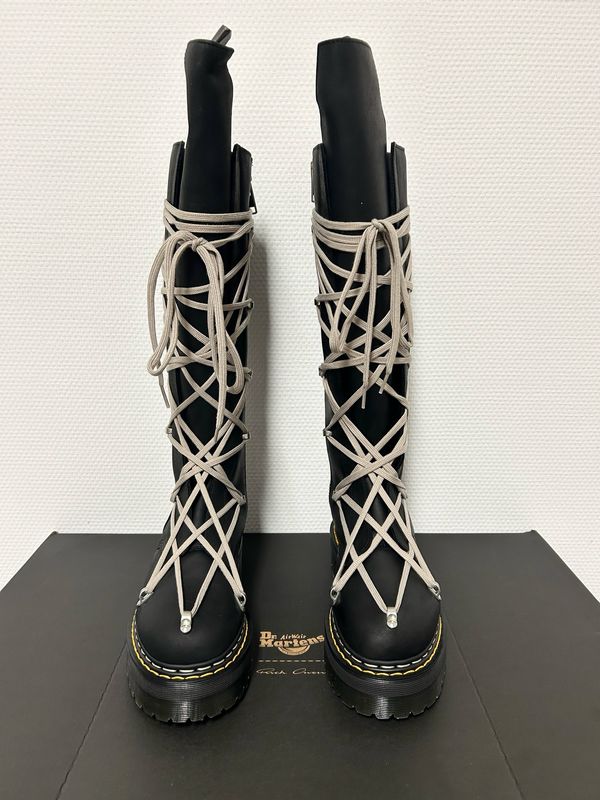 Rick Owens Dr. Martens 2025 Pentlace Quad Boot
