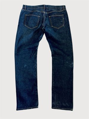 Saint Laurent Paris by Hedi Slimane FW2015 Indigo Distressed Denim