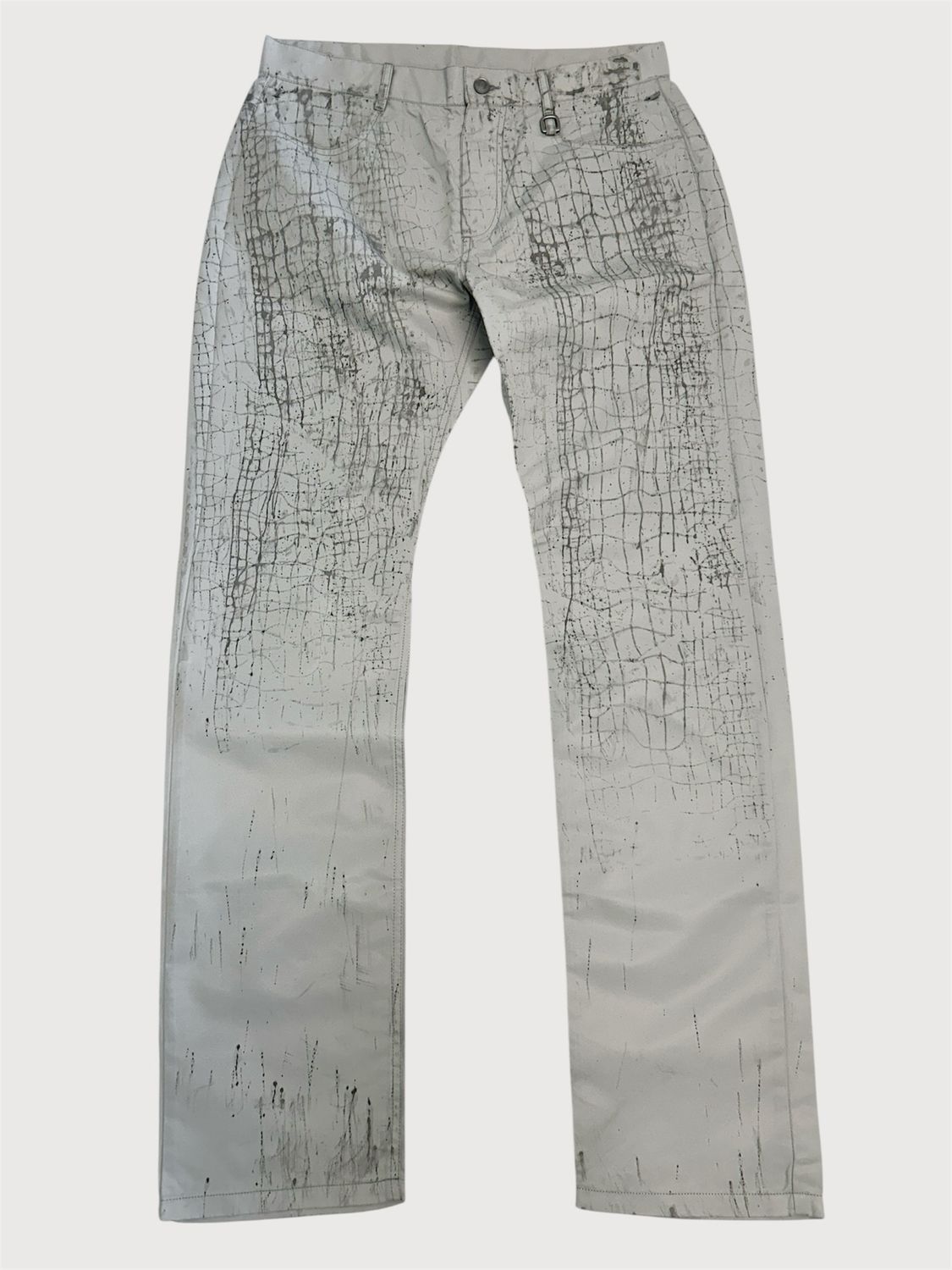 1017 ALYX 9SM by Matthew M. Williams SS2021 Nylon Jean-1 Painted Trousers