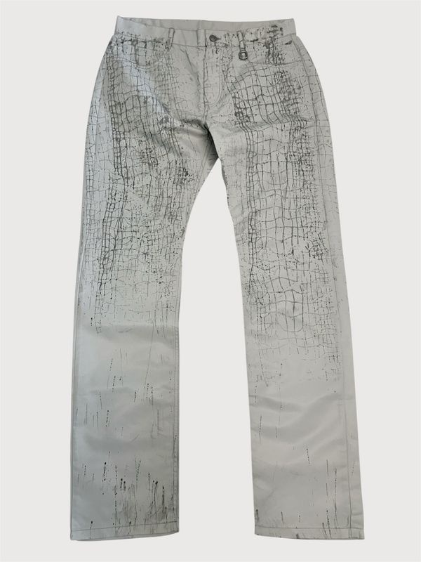 1017 ALYX 9SM by Matthew M. Williams SS2021 Nylon Jean-1 Painted Trousers
