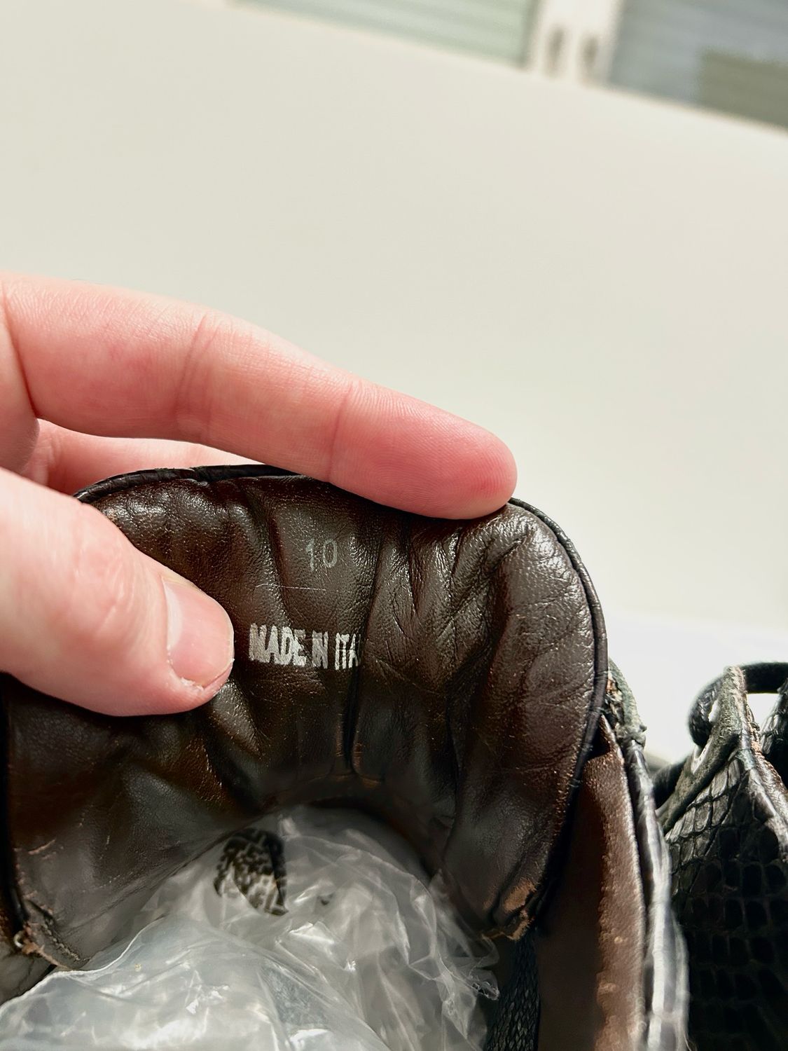 Lanvin by Alber Elbaz  FW2010 Python High-Top Sneakers