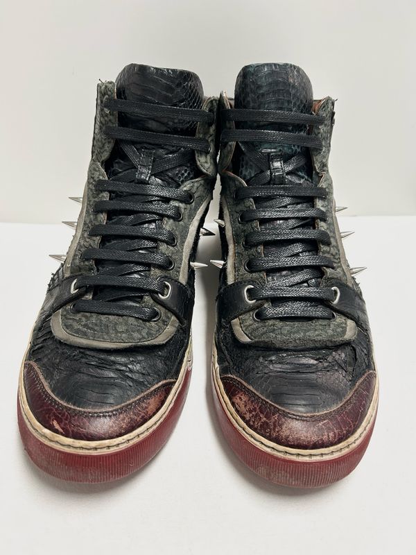 Lanvin by Alber Elbaz  FW2010 Python High-Top Sneakers