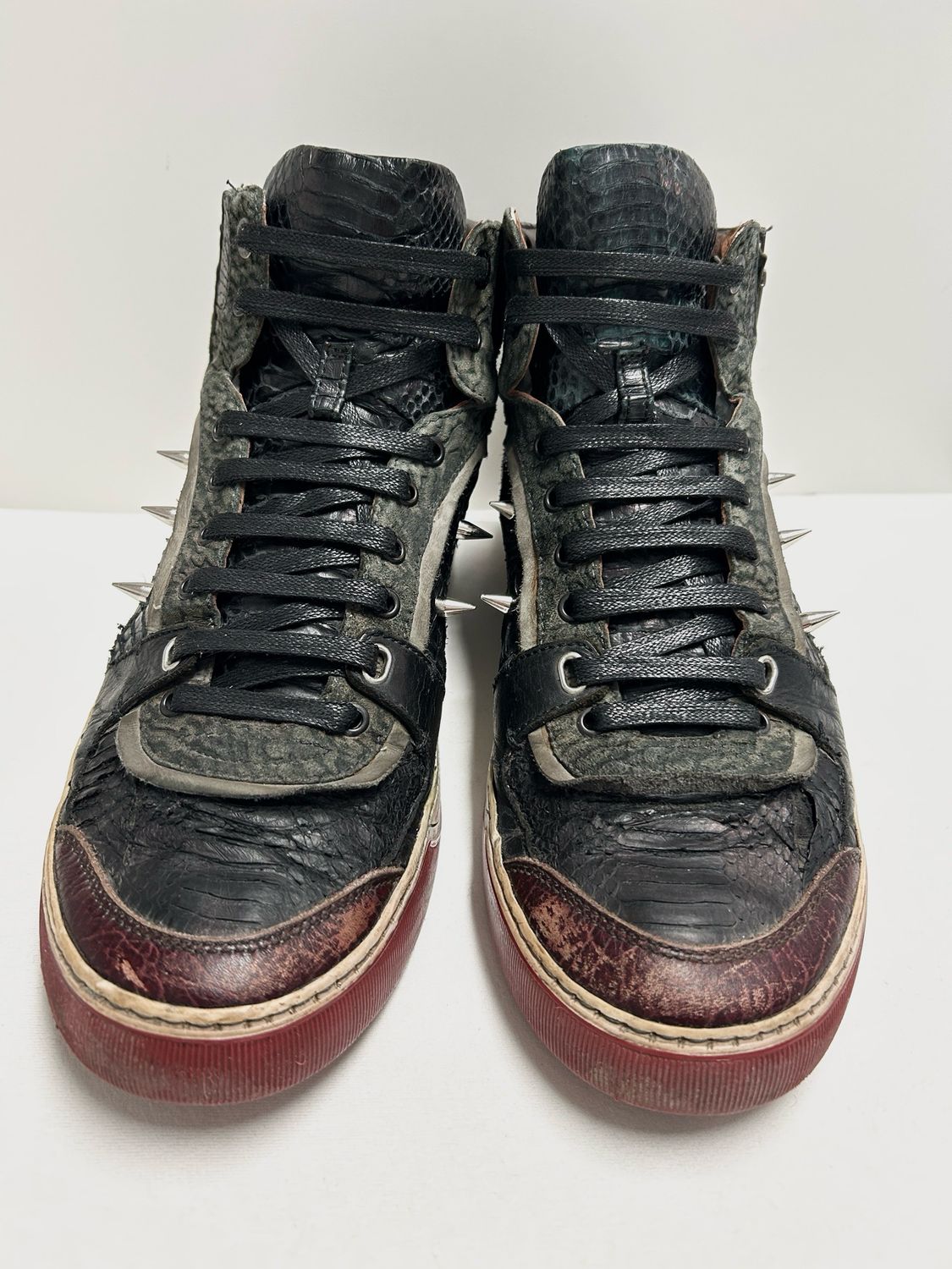 Lanvin by Alber Elbaz  FW2010 Python High-Top Sneakers