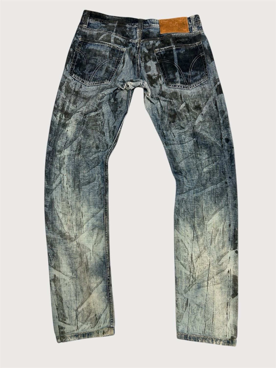 Dolce &amp; Gabbana  2000s Asymmetrical Zip Power Denim