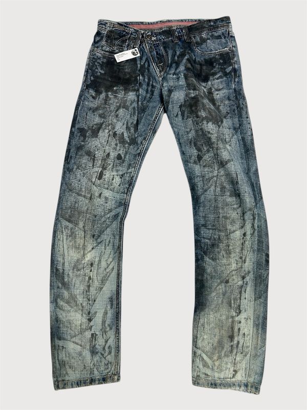 Dolce &amp; Gabbana  2000s Asymmetrical Zip Power Denim