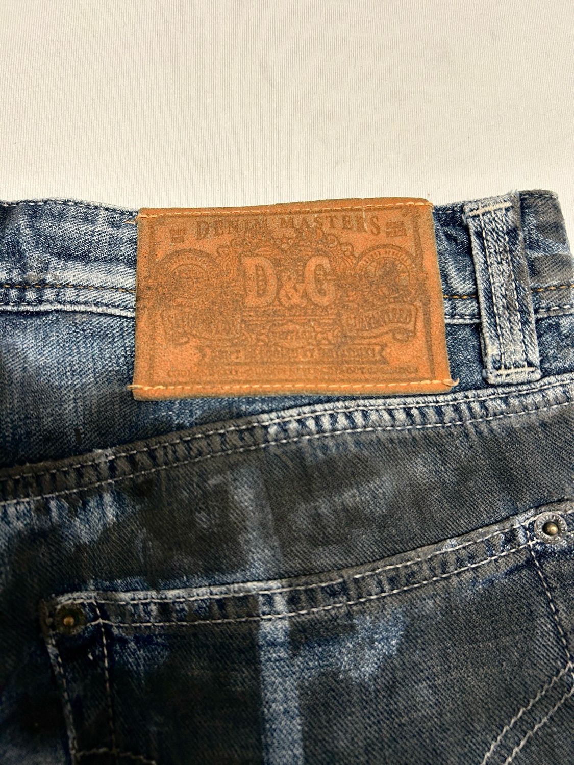 Dolce &amp; Gabbana  2000s Asymmetrical Zip Power Denim