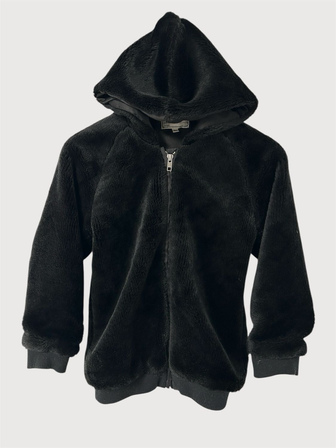 Jean Paul Gaultier 90s Faux Fur Zip Hooded Jacket