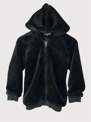 Jean Paul Gaultier 90s Faux Fur Zip Hooded Jacket