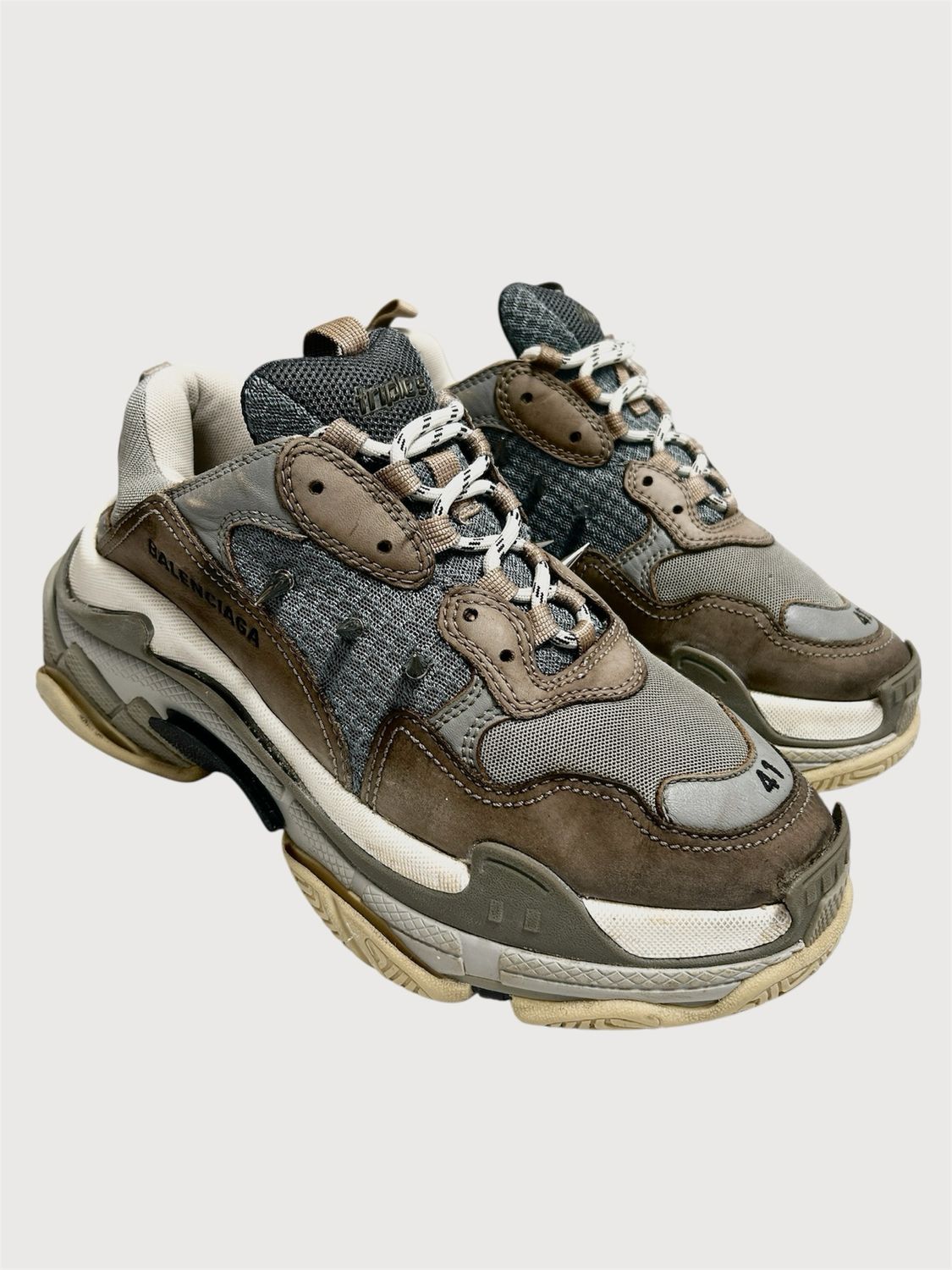 Balenciaga by Demna Gvasalia  2018 Triple S Spiked Sneakers