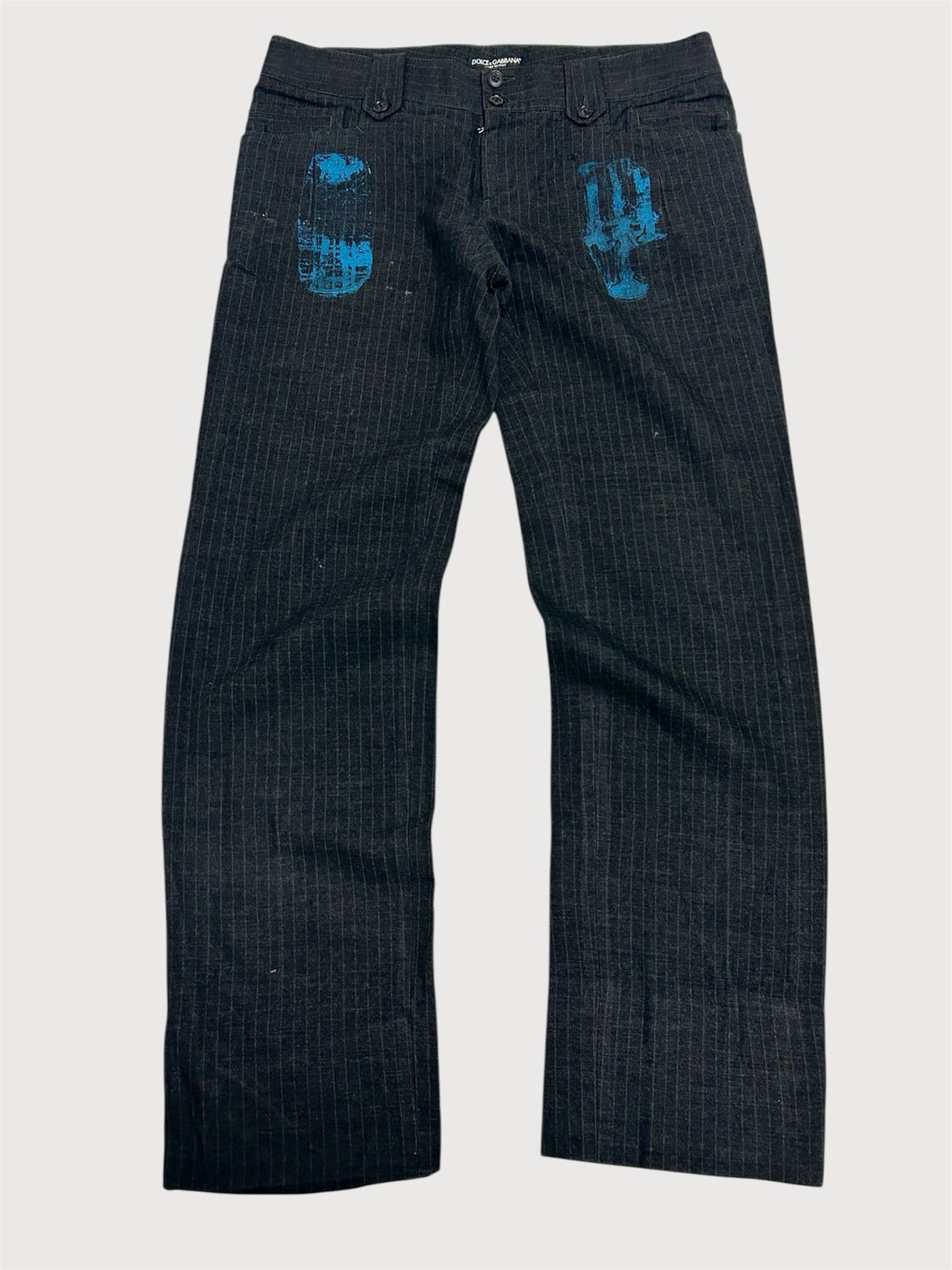 Dolce &amp; Gabbana  2003 Pinstripe Wool Trousers