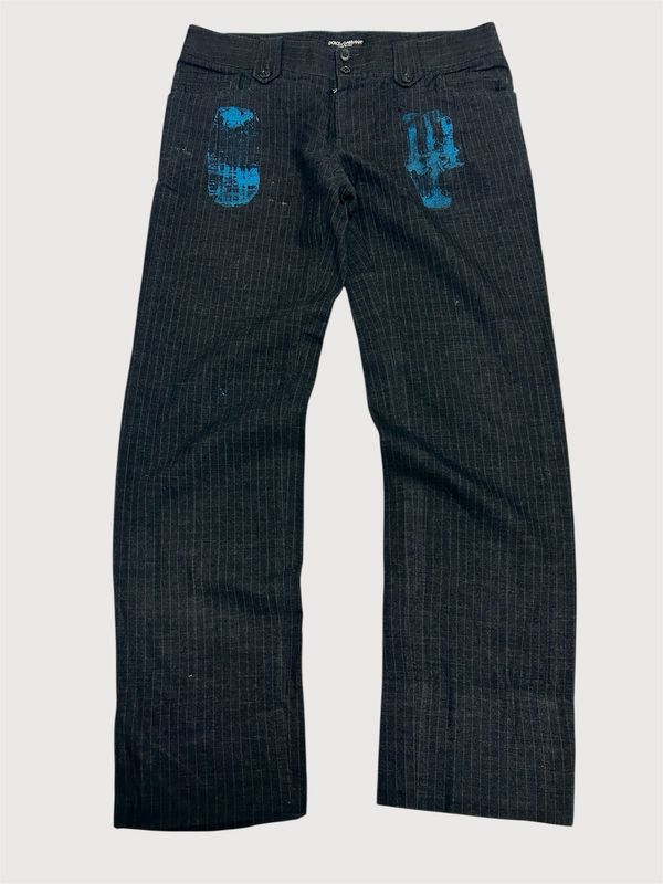 Dolce &amp; Gabbana  2003 Pinstripe Wool Trousers