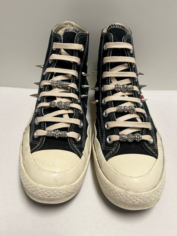 Comme des Garçons PLAY x Converse 2010s Spiked High Top Sneakers
