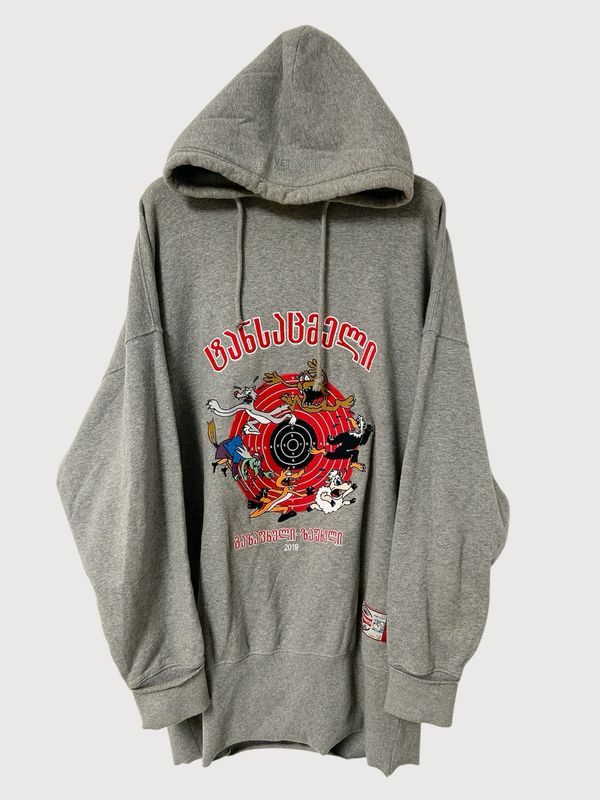 Vetements by Demna Gvasalia SS2019 Augmented Reality Cartoon Zoo Hoodie 