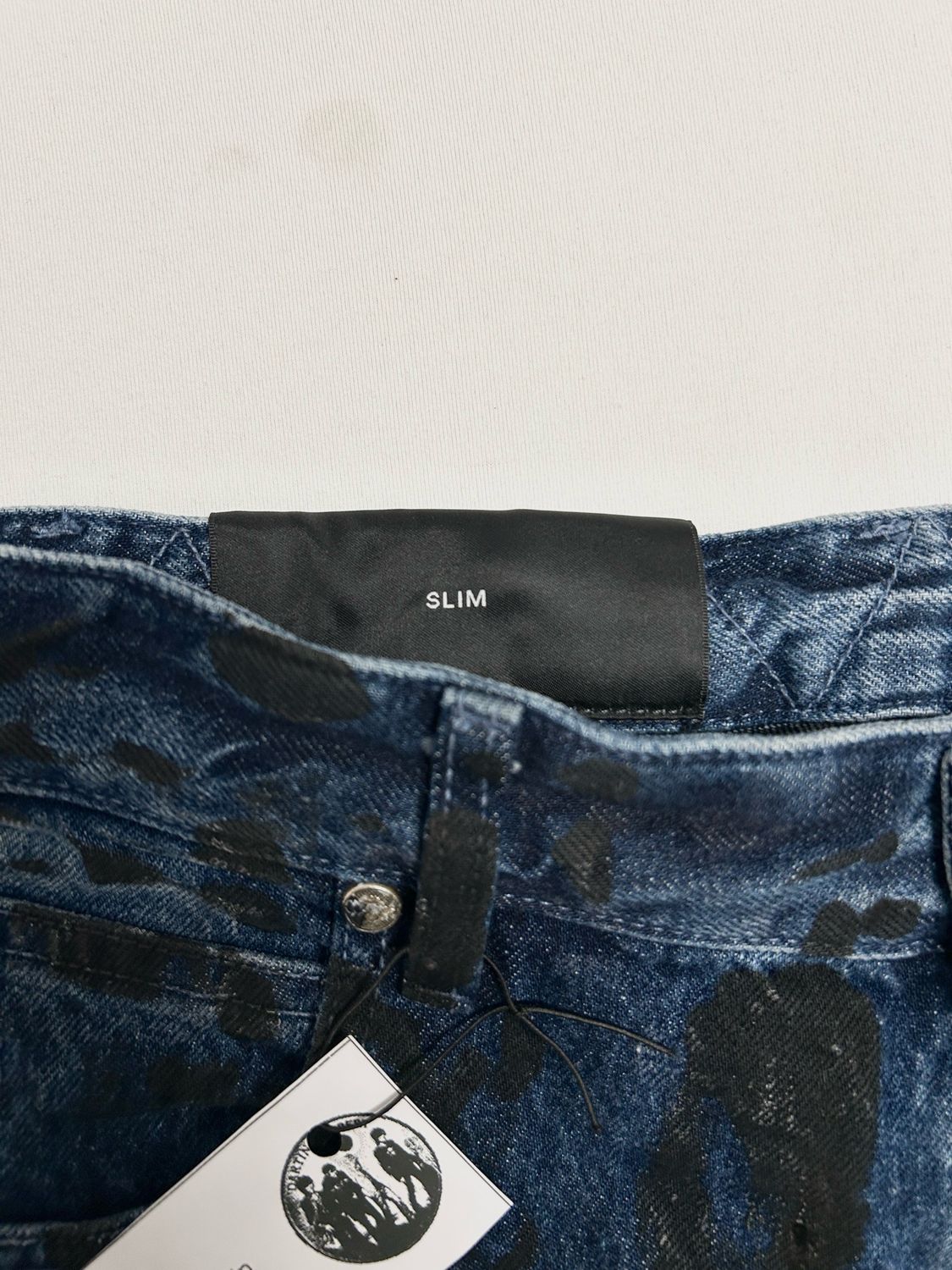 Balmain by Olivier Rousteing FW2018 Paneled Front Zip Denim