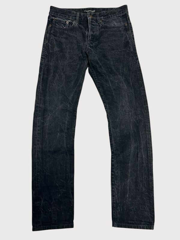 Saint Laurent by Anthony Vaccarello SS2020 1/1 Sample D20D Narrow Black Denim