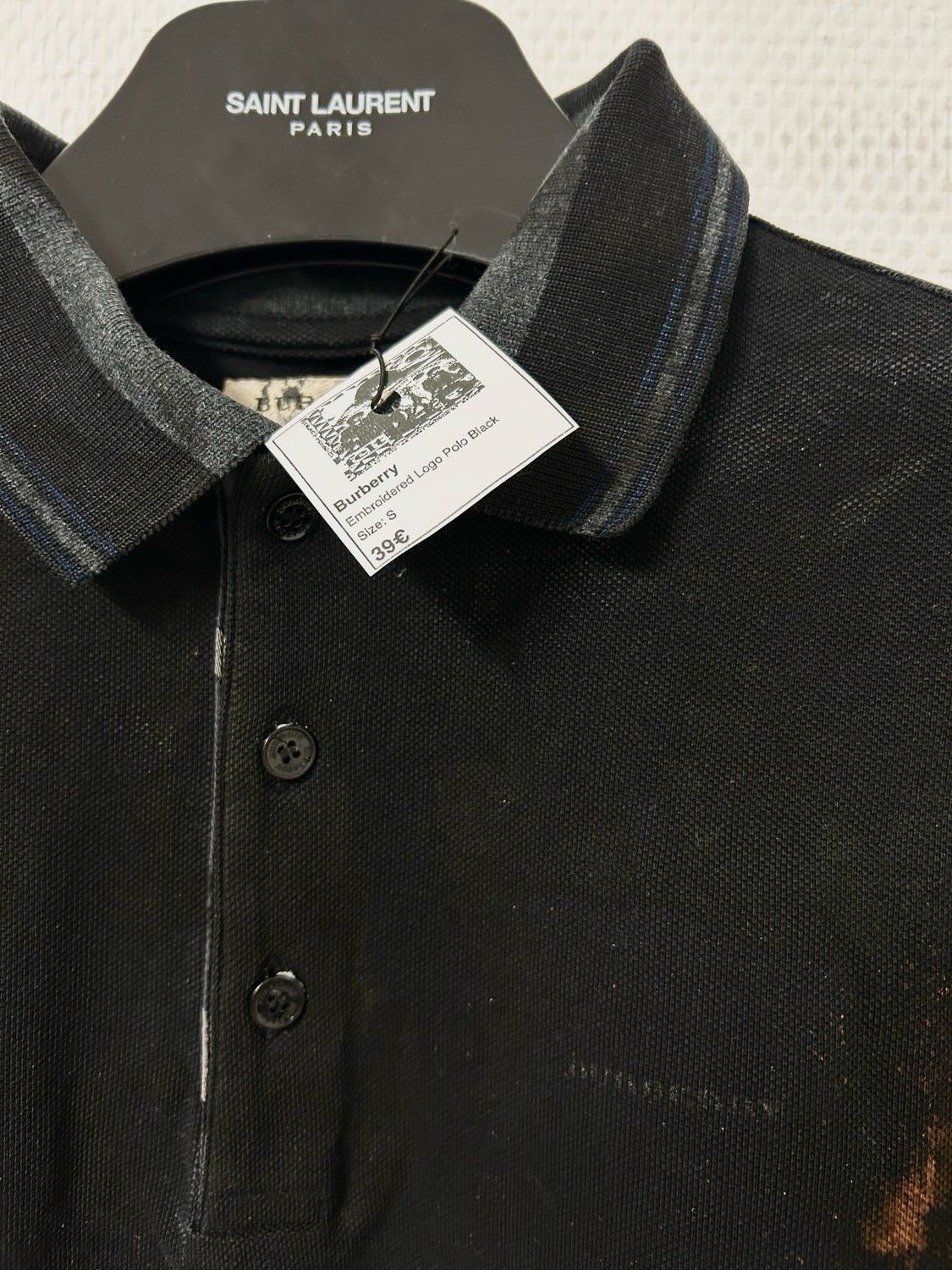 Burberry by Christopher Bailey Embroidered Logo Polo