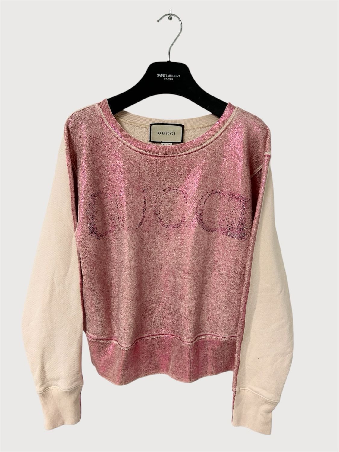Gucci by Alessandro Michele 2018 Blind For Love Metallic Sweatshirt