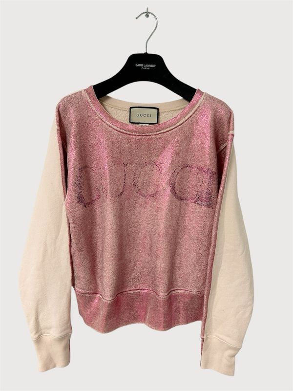 Gucci by Alessandro Michele 2018 Blind For Love Metallic Sweatshirt