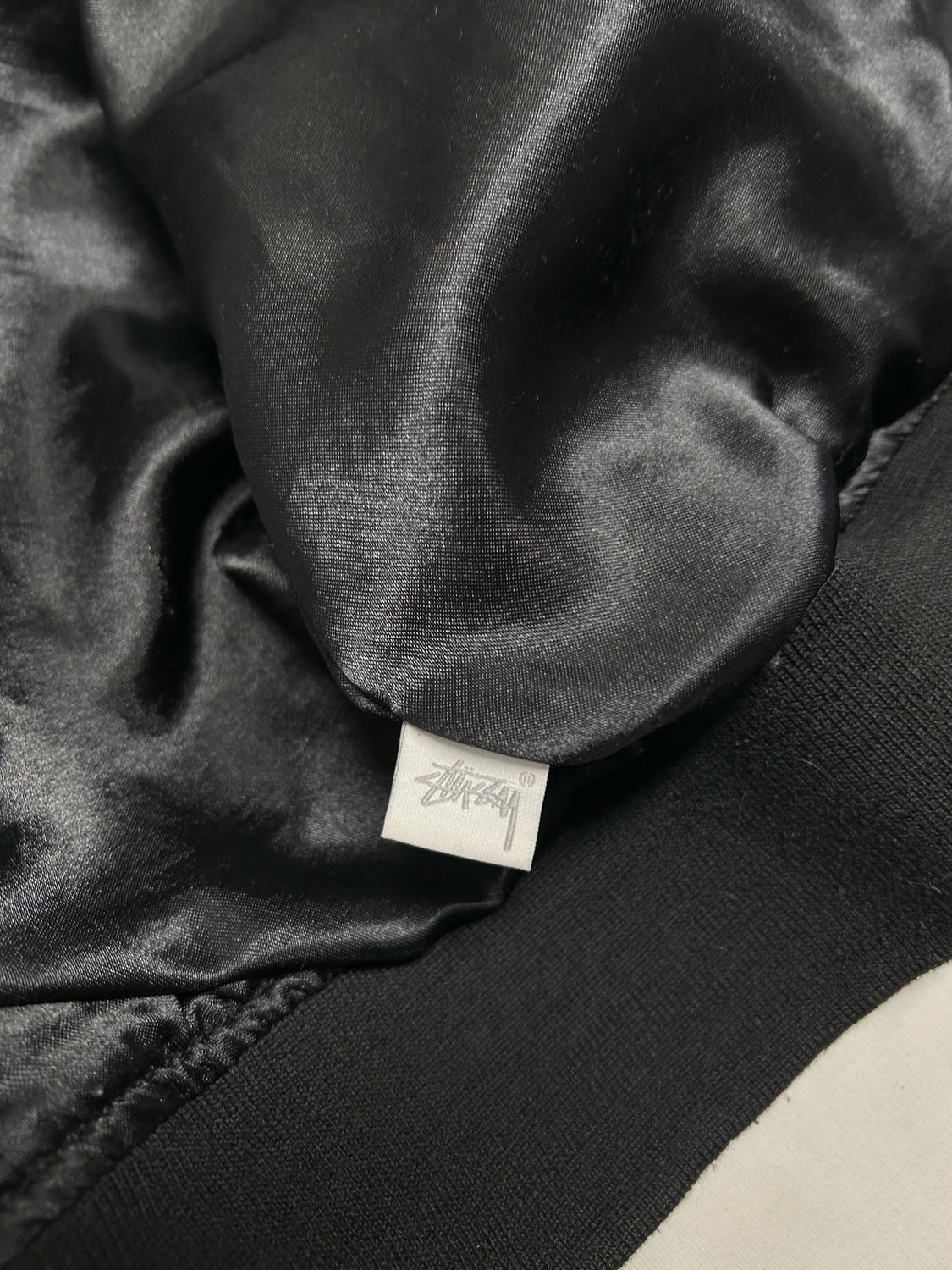 Stüssy  2010s Abstract Satin Bomber Jacket