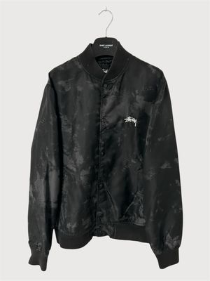 Stüssy  2010s Abstract Satin Bomber Jacket