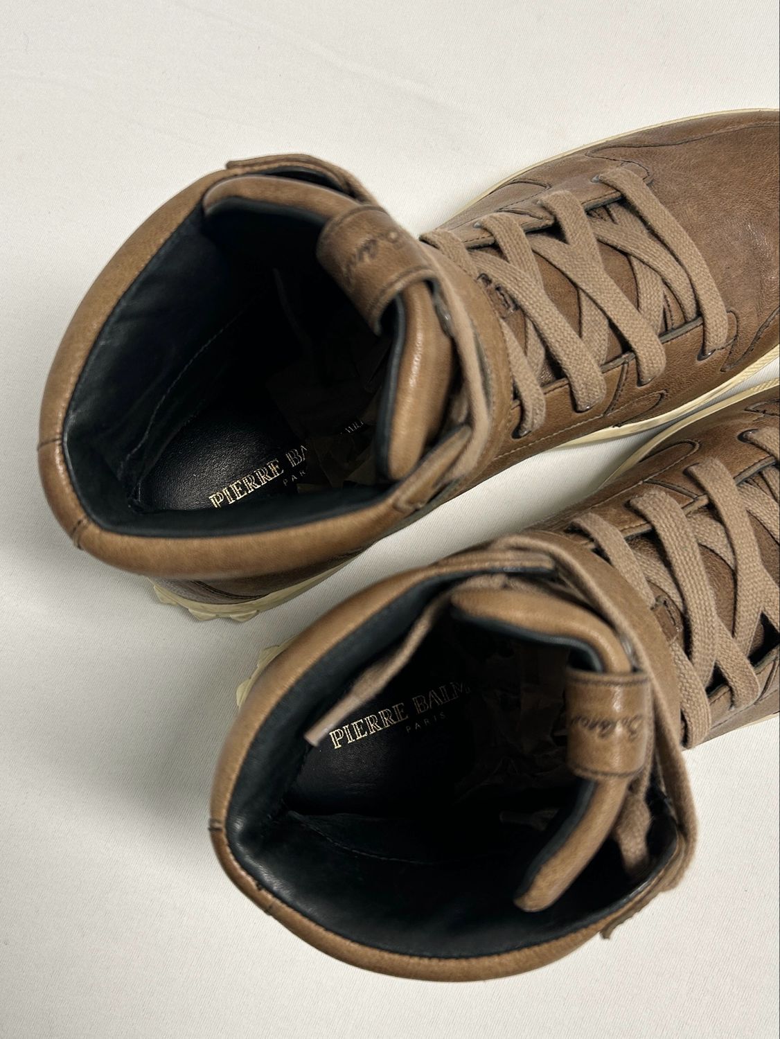Balmain 2012 Buckle High Top Strap Sneaker