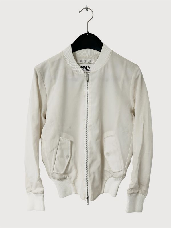 Maison Martin Margiela SS2014 All-White Bomber Jacket