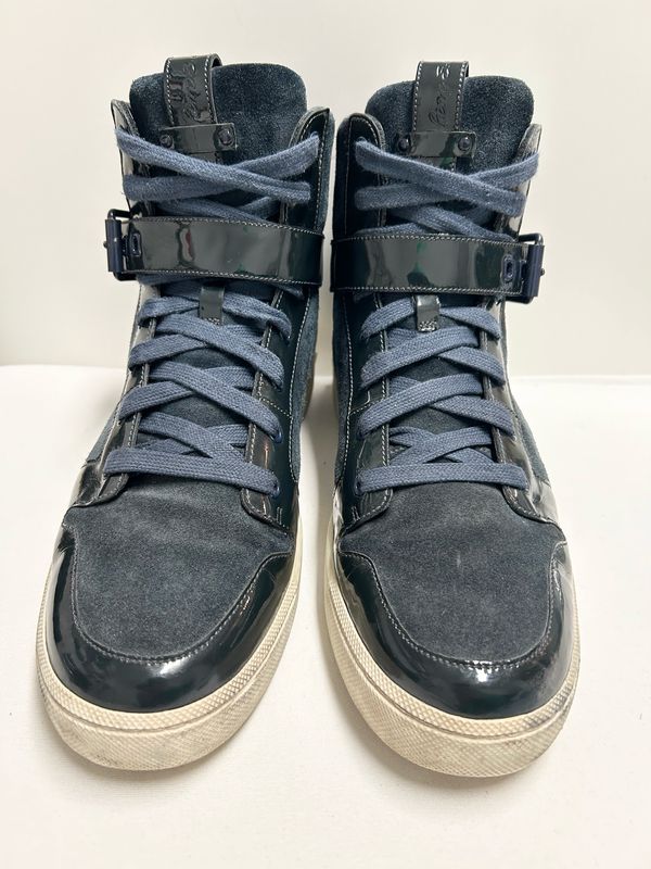 Balmain  2012 Buckle High Top Sneakers