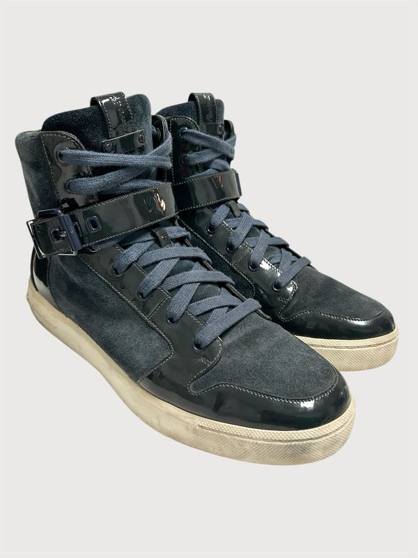 Balmain 2012 Buckle High Top Sneakers Balmain 2012 Buckle High Top Sneakers