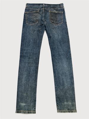 Dolce &amp; Gabbana  2010s Indigo Waxed Denim Jeans