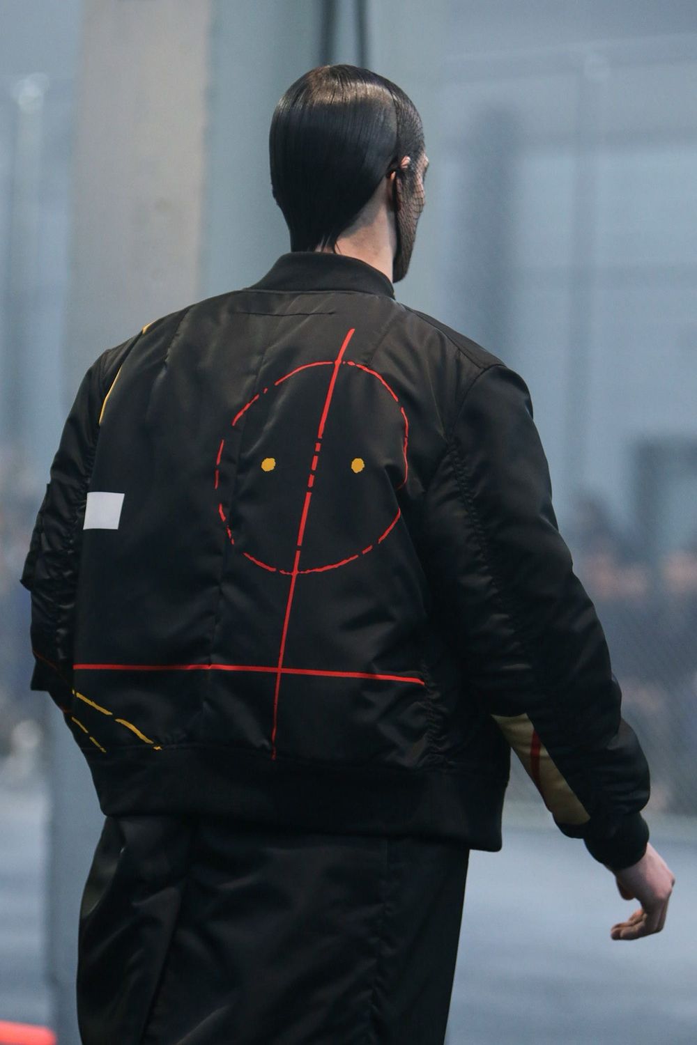 Givenchy by Riccardo Tisci FW2014 Basketball Court Print Bomber Jacket