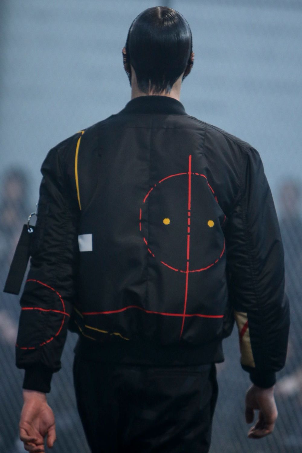 Givenchy by Riccardo Tisci FW2014 Basketball Court Print Bomber Jacket