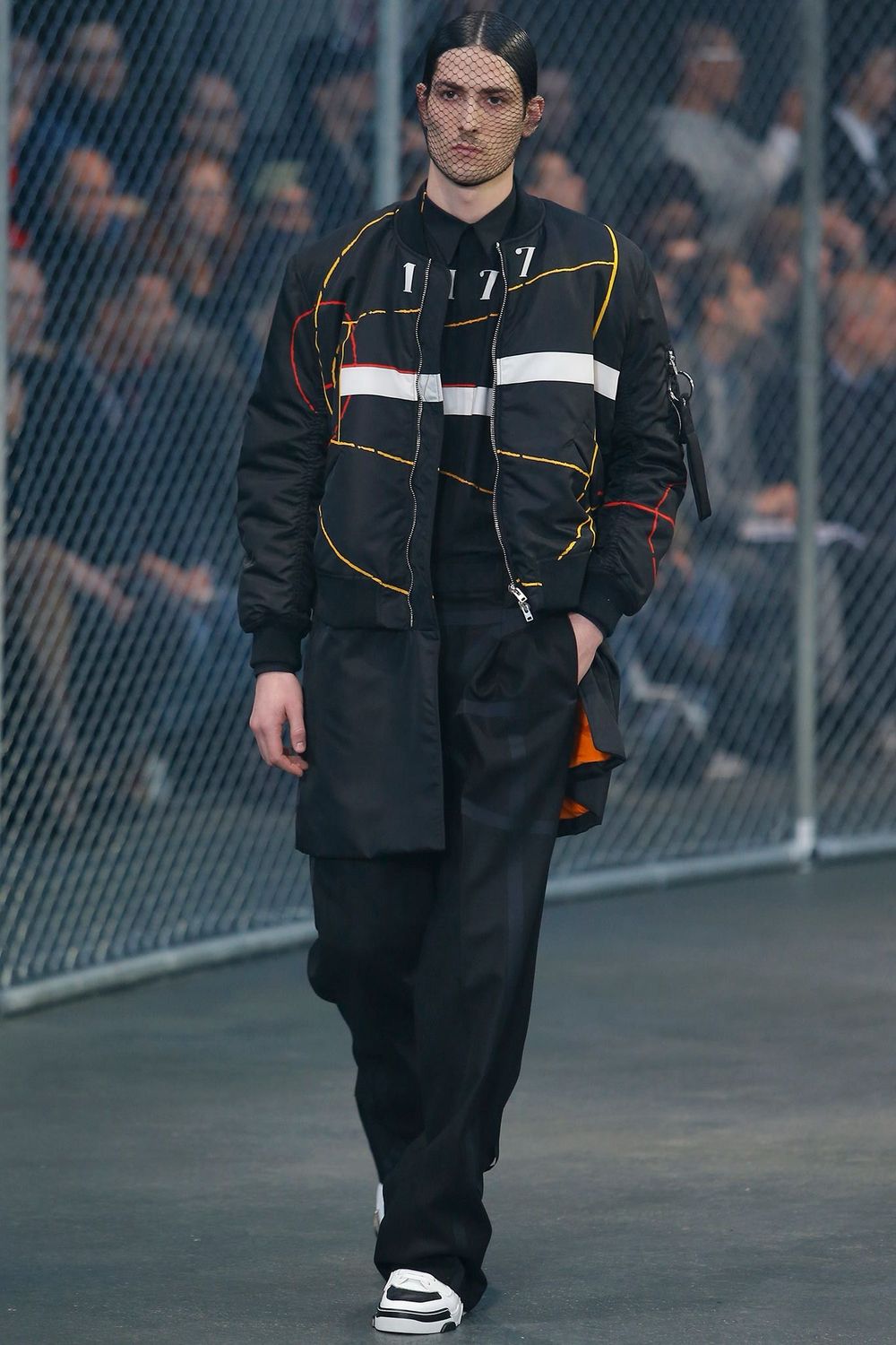 Givenchy by Riccardo Tisci FW2014 Basketball Court Print Bomber Jacket