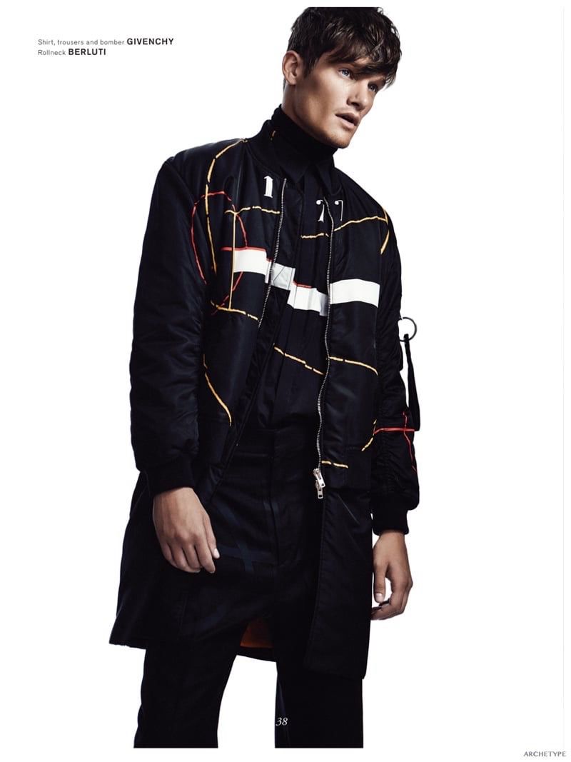 Givenchy by Riccardo Tisci FW2014 Basketball Court Print Bomber Jacket
