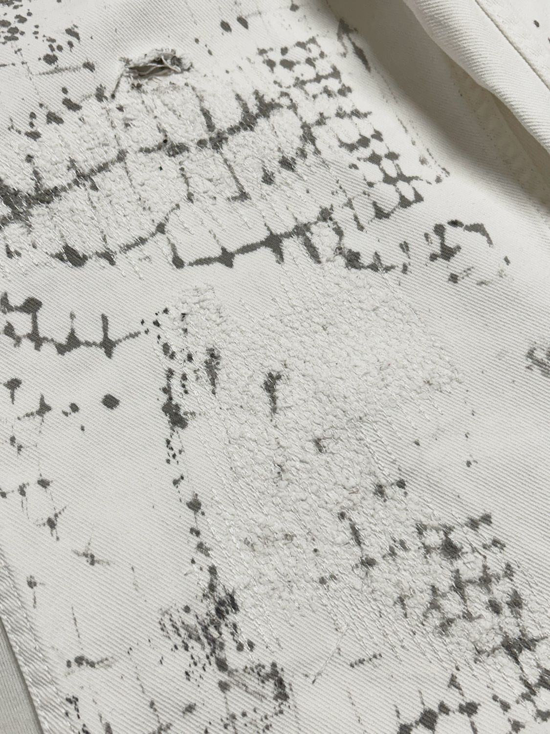 Dolce &amp; Gabbana  2000s Repaired Grid Print Jeans