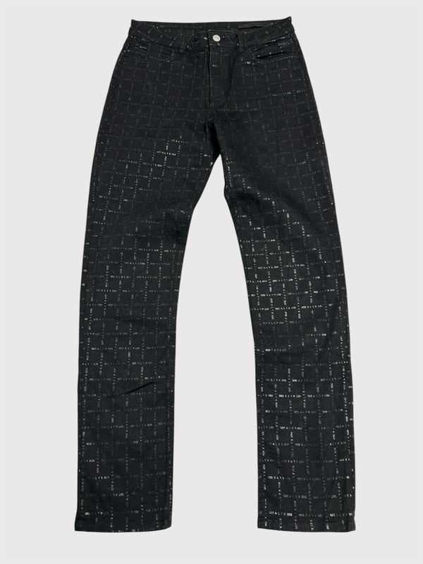 1017 ALYX 9SM by Matthew M. Williams 2021 All Over Logo Print Jeans