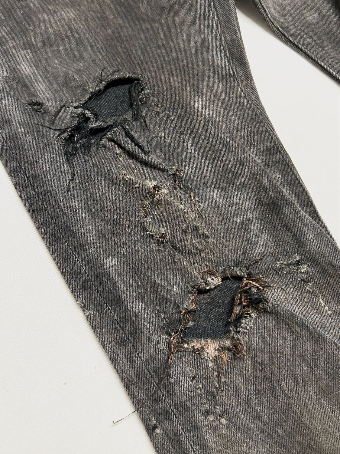 Balmain by Olivier Rousteing FW2017 Distressed Skinny Denim 