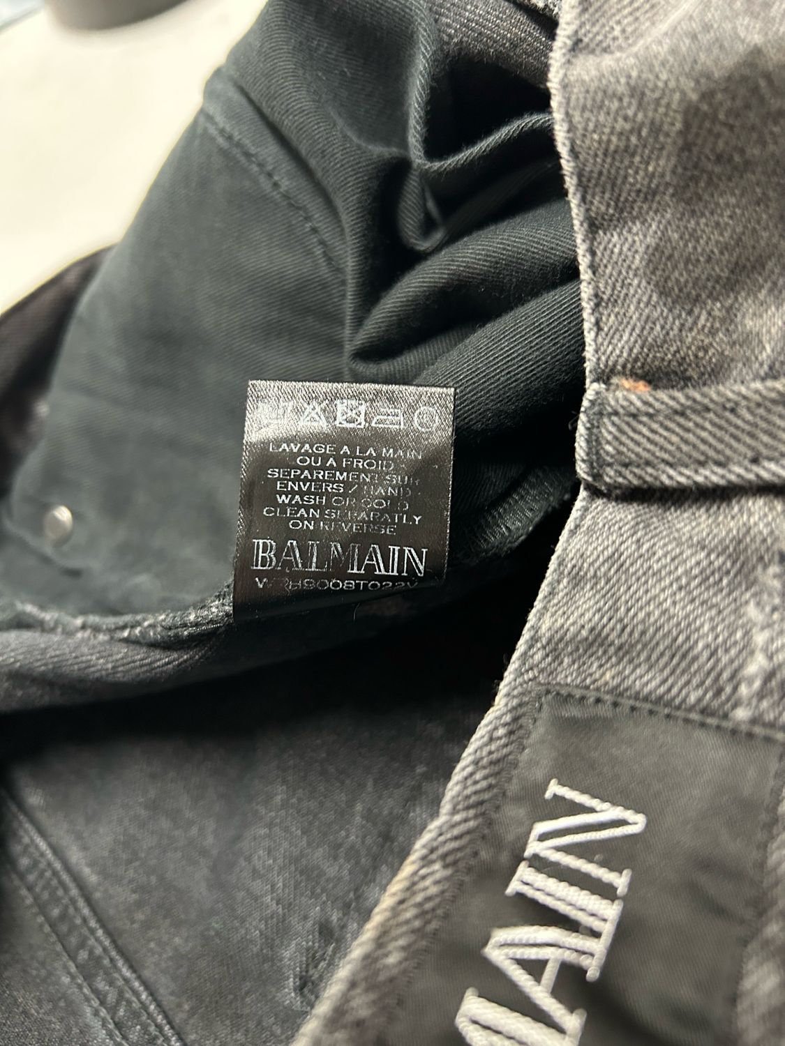 Balmain by Olivier Rousteing FW2017 Distressed Skinny Denim 