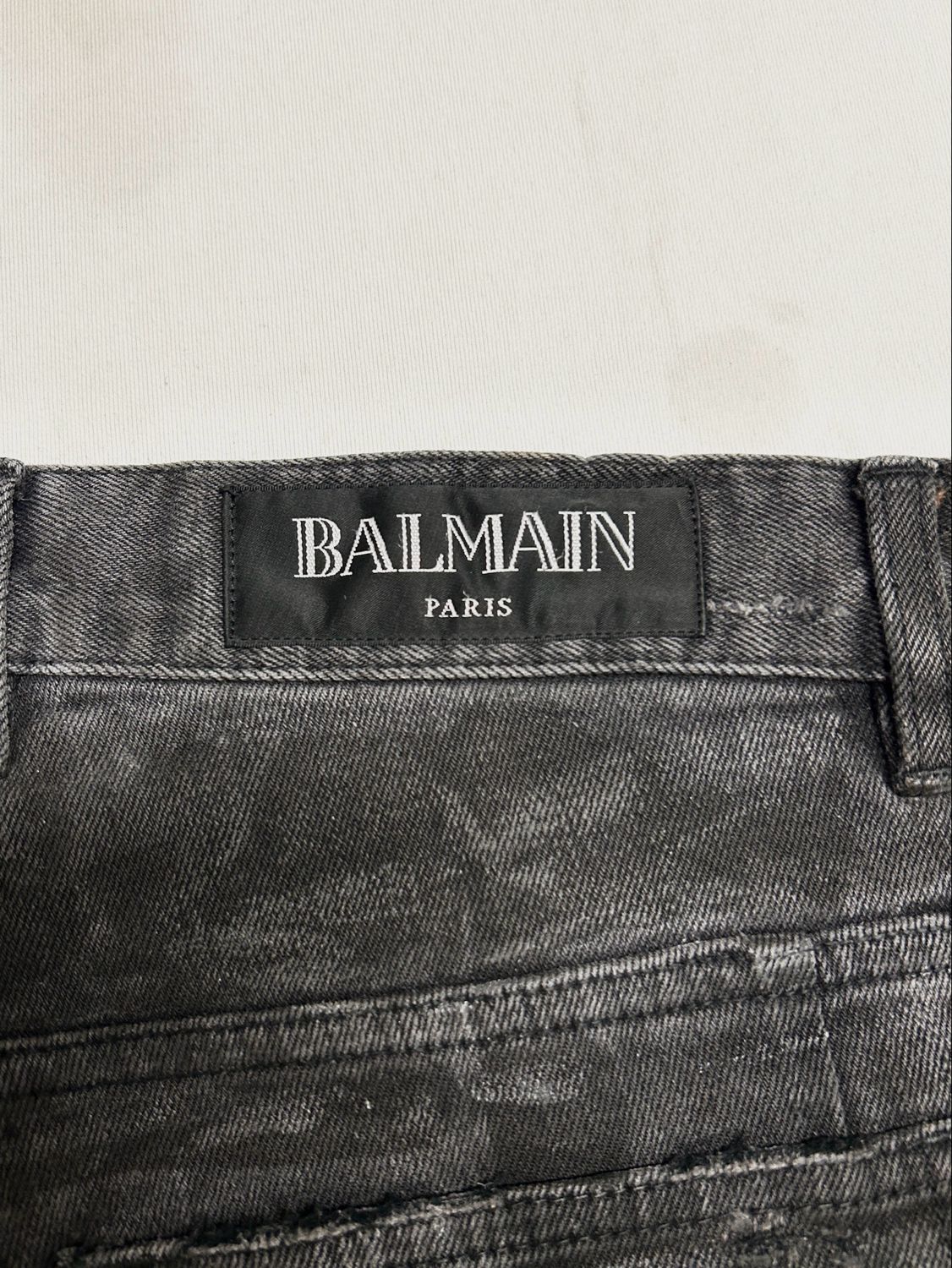 Balmain by Olivier Rousteing FW2017 Distressed Skinny Denim 