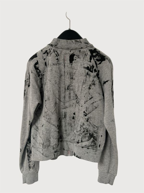 Acne Studios 1998 Leather Arc Logo Zip Jacket
