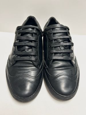 Dior Homme by Kris Van Assche SS2012 Black Leather Low Top Sneakers 