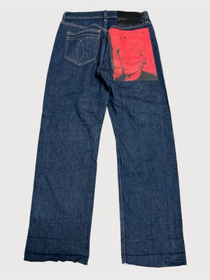 Raf Simons Calvin Klein  2018 Andy Warhol Printed Jeans 