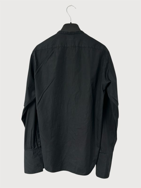 Saint Laurent Paris by Hedi Slimane SS2013 Pleated Bib Band Collar Shirt
