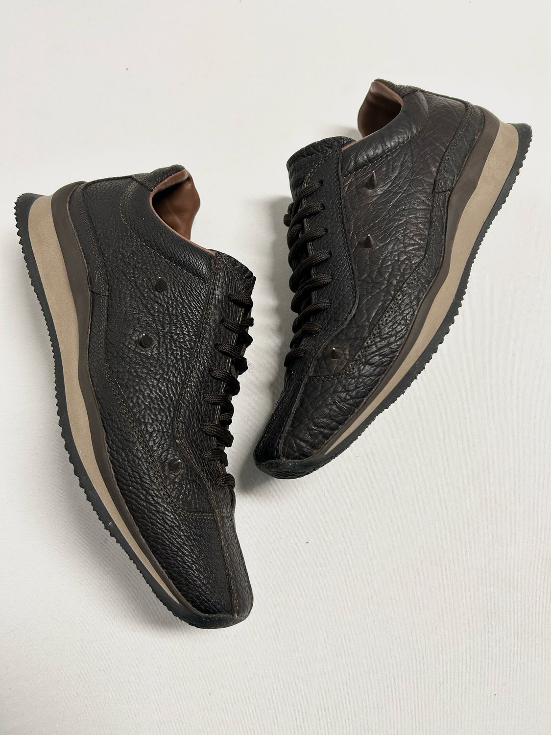 Prada 2004 Spiked Leather Sneakers