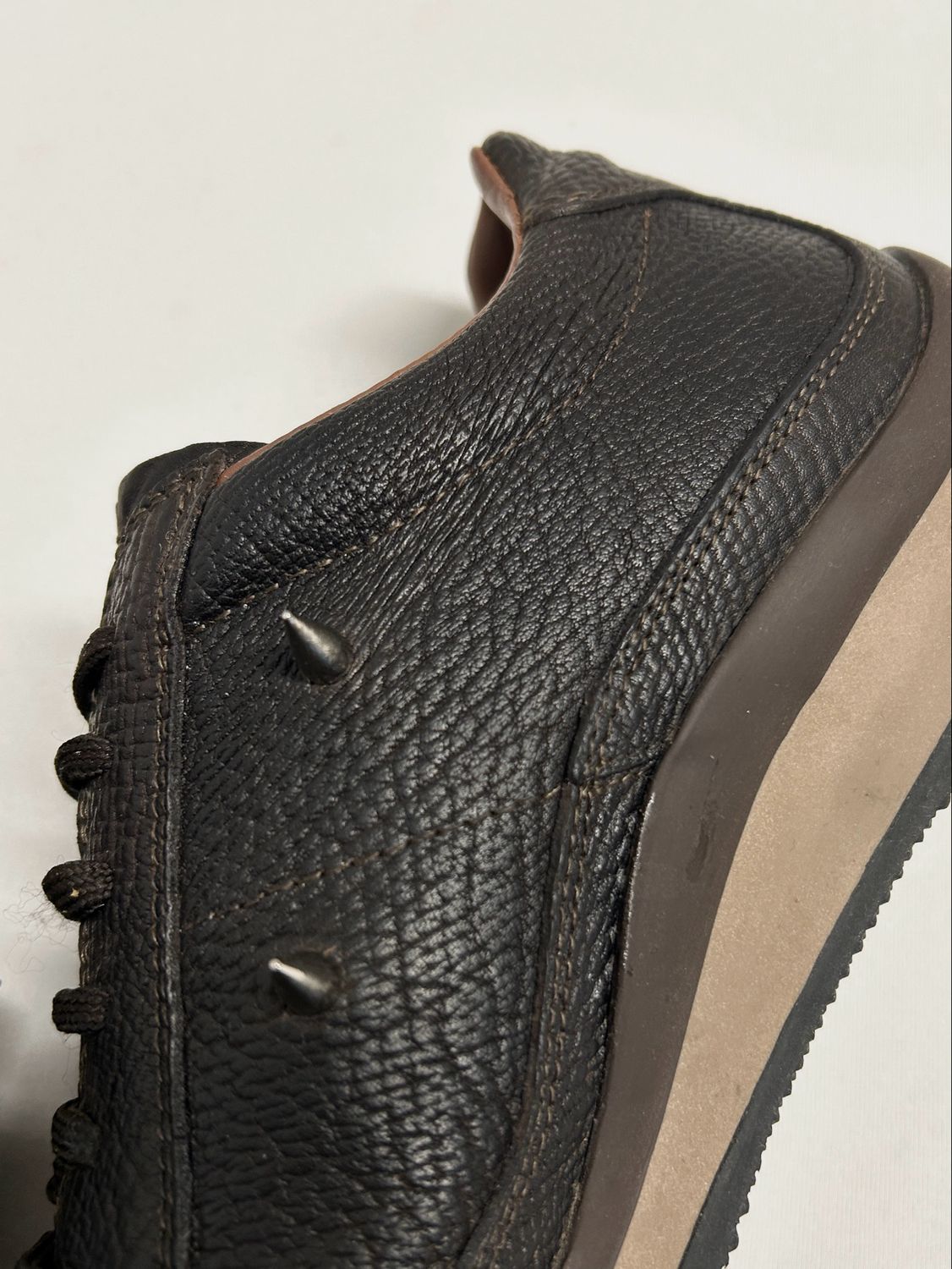 Prada 2004 Spiked Leather Sneakers