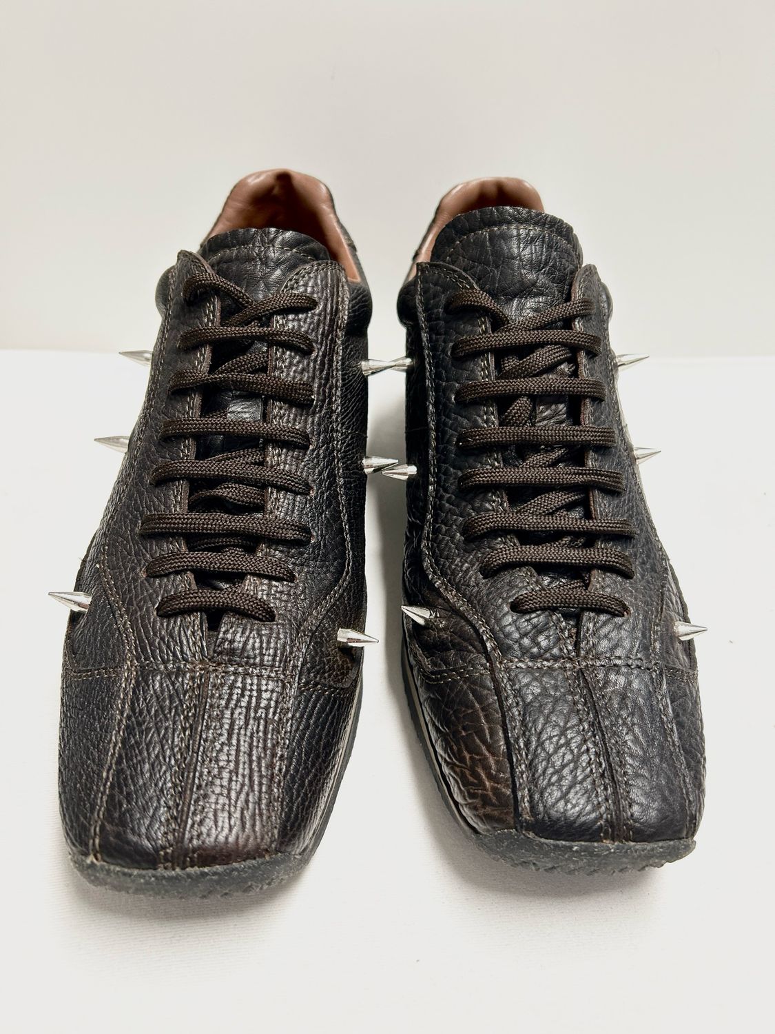 Prada 2004 Spiked Leather Sneakers