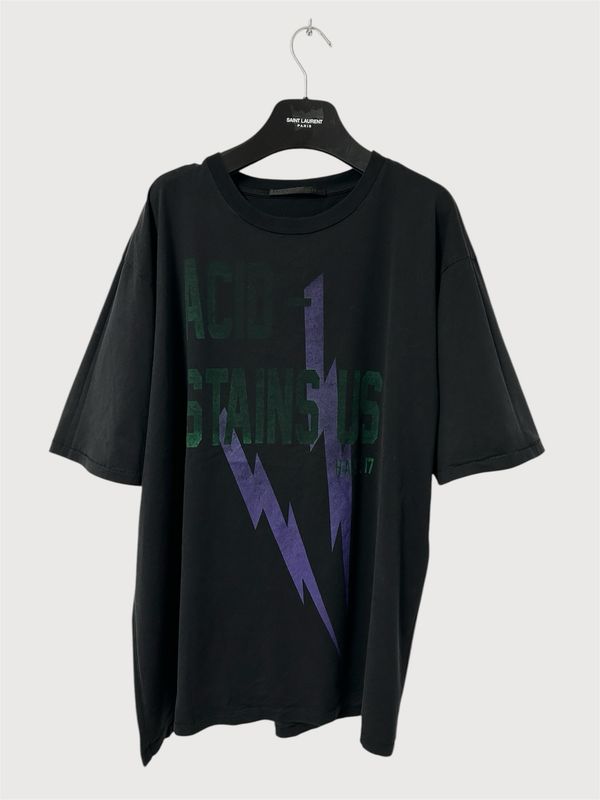 Haider Ackermann  SS2017 Acid Stains Us Lightning T-Shirt