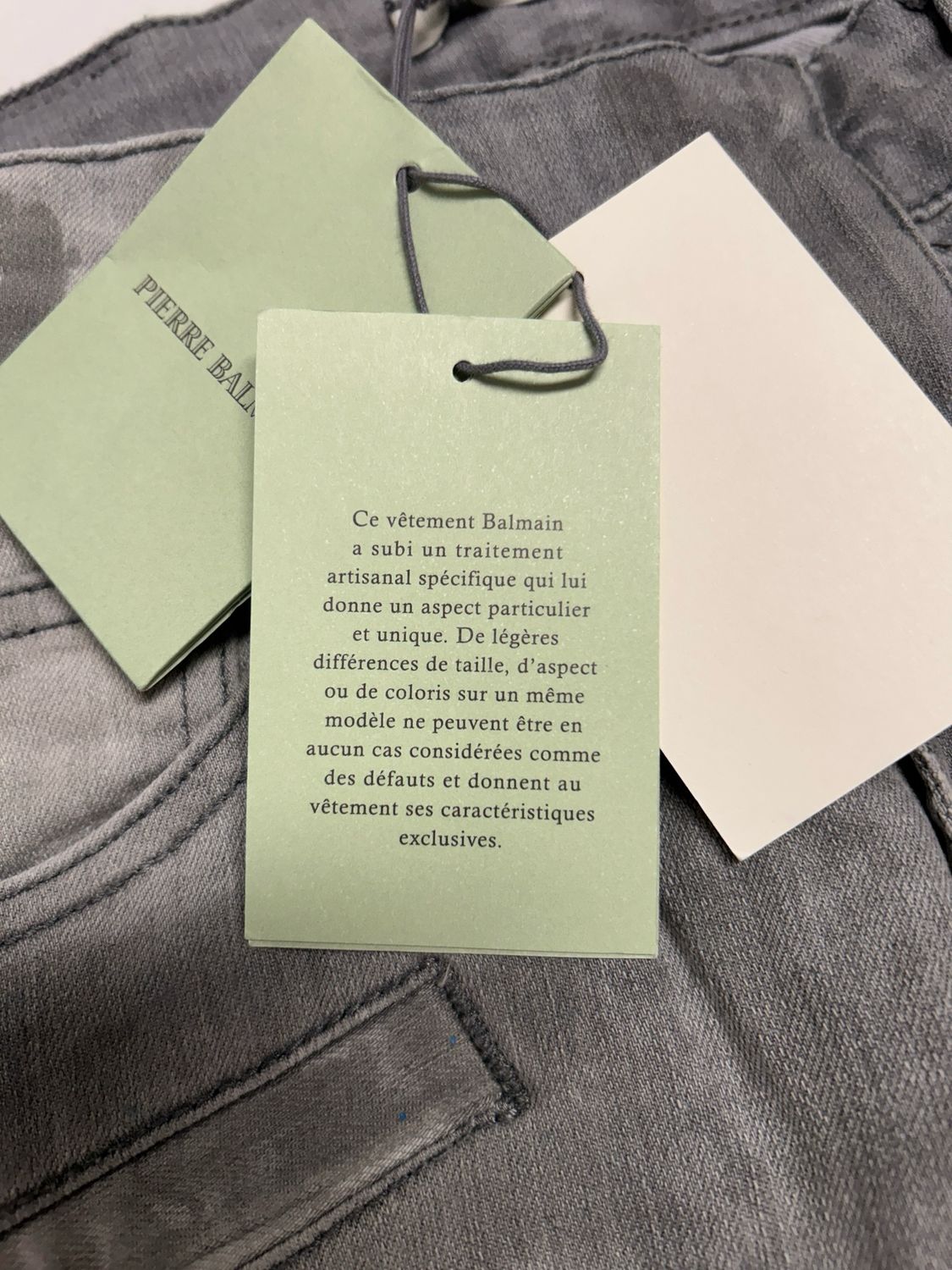 Balmain  2010s Distressed Biker Denim