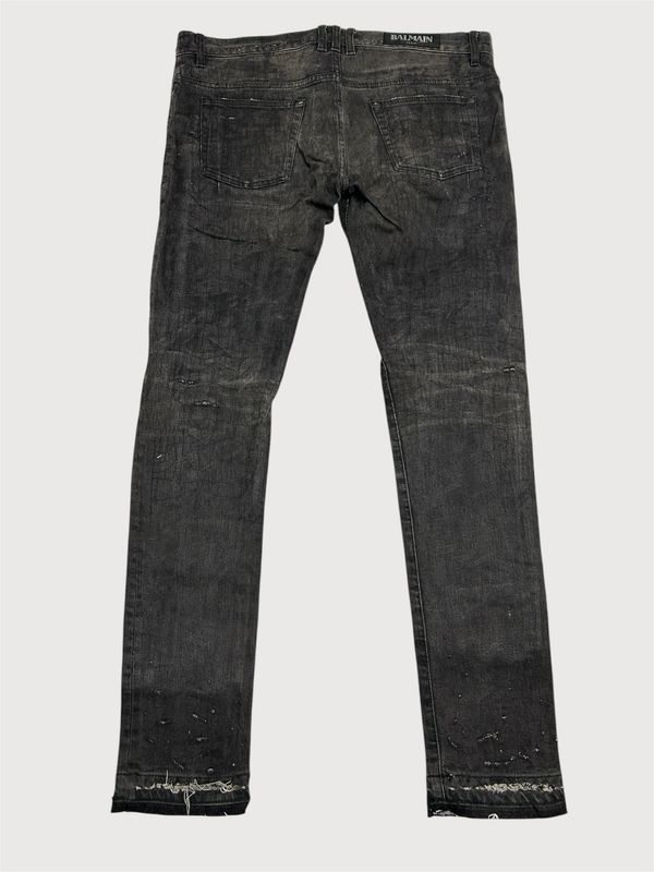 Balmain by Olivier Rousteing FW2017 Distressed Denim